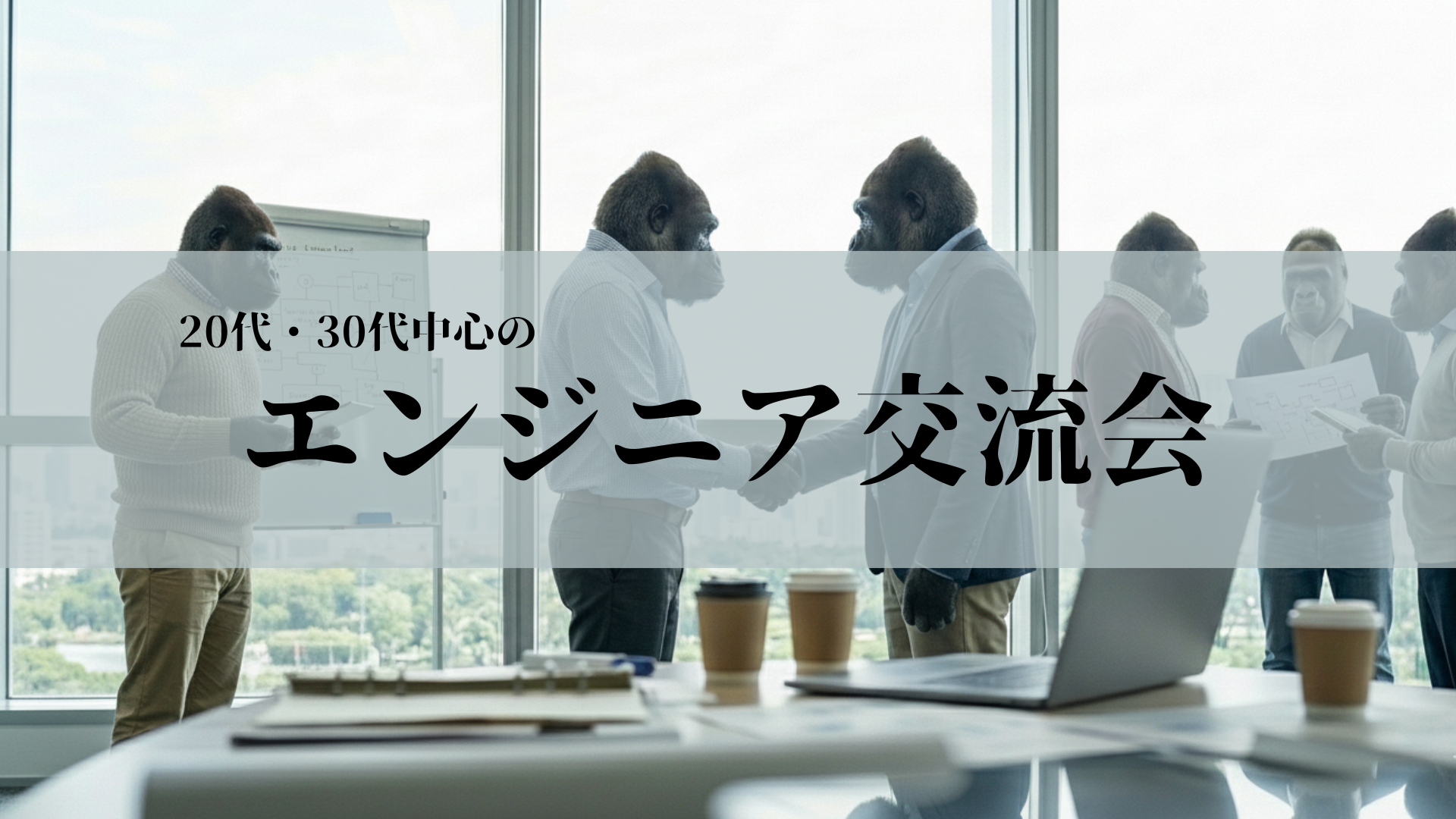 ゴリラビジネス交流会<br>- 20代・30代中心のエンジニア交流会 -